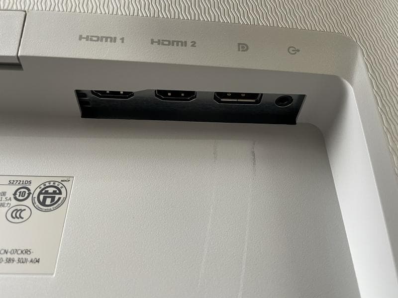 ①DELL　27インチ　液晶モニター S2721DS　2023年製