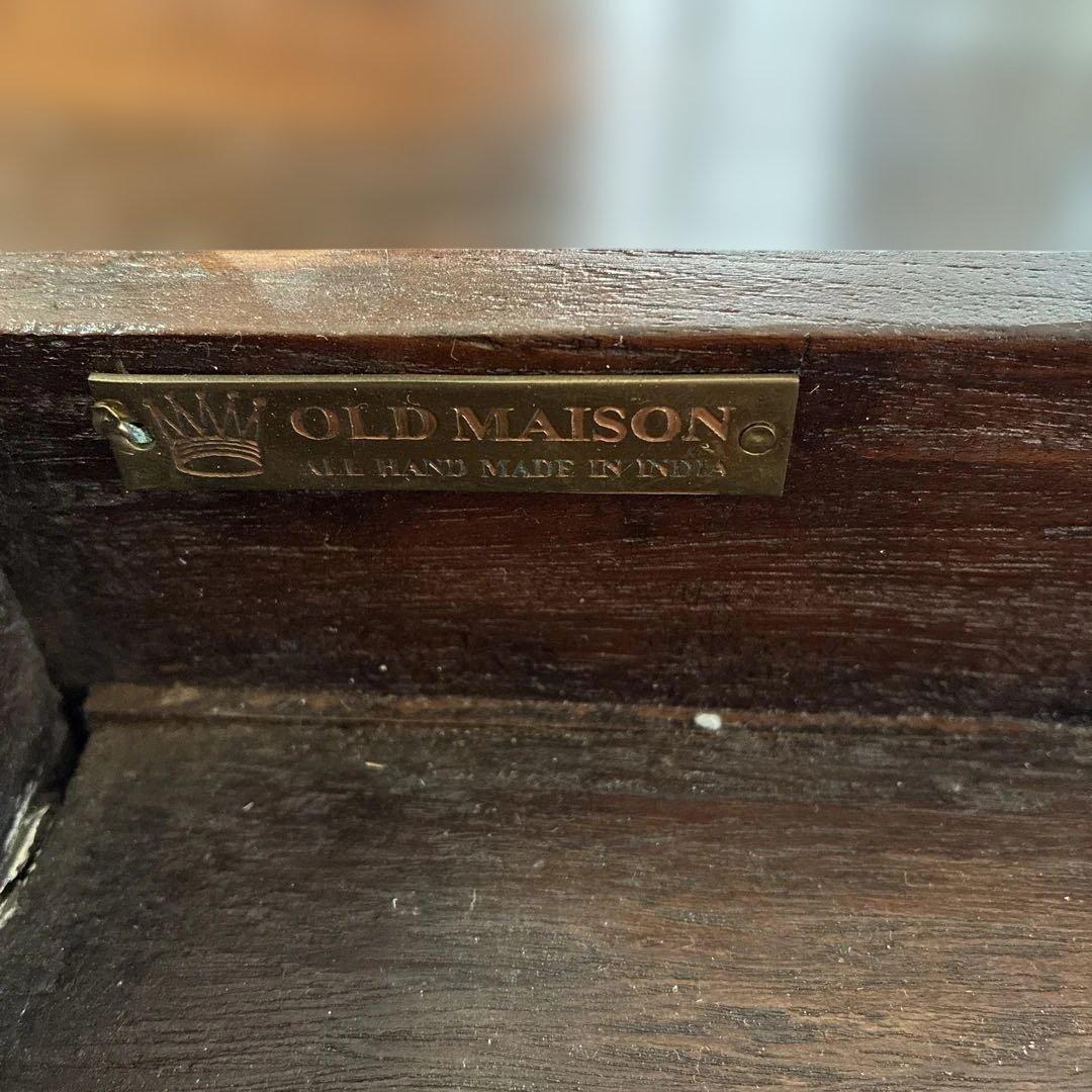 オールドメゾン OLD MAISON アンティーク 木製 引出し付き ビンテージ