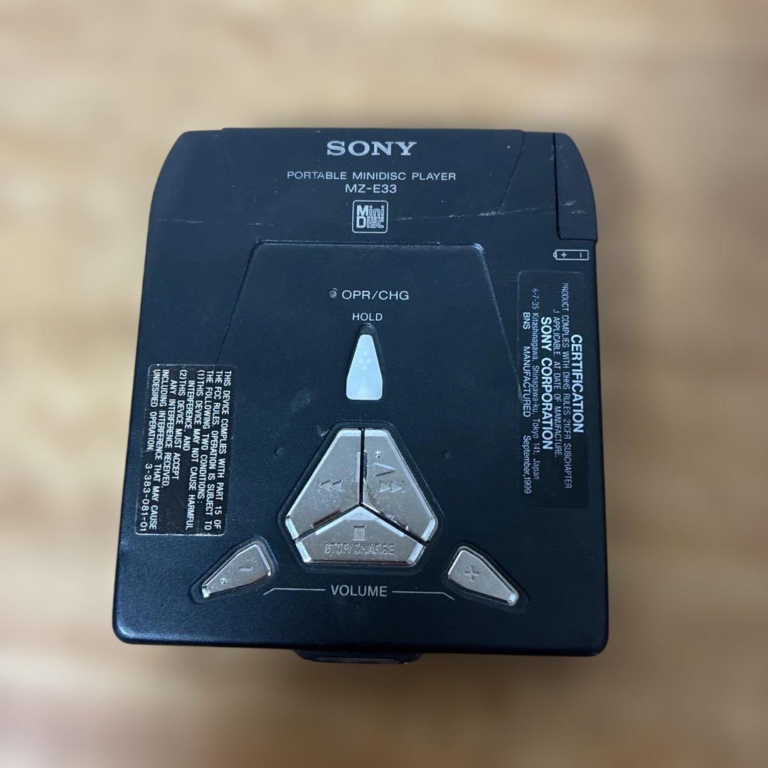 SONY ポータブルMDプレーヤー MZ-E33