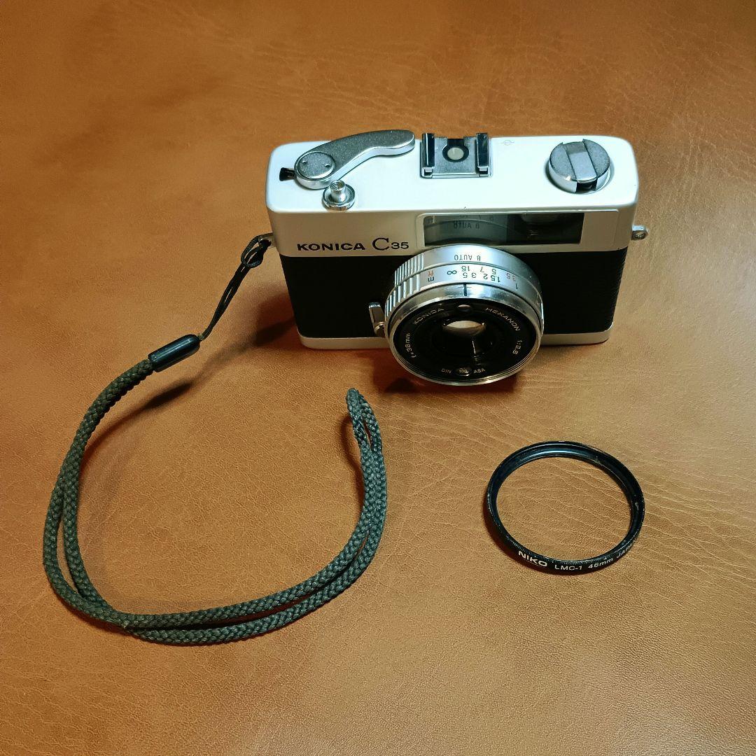 フィルムカメラ【調整、完動品】コニカC35 芦田愛菜