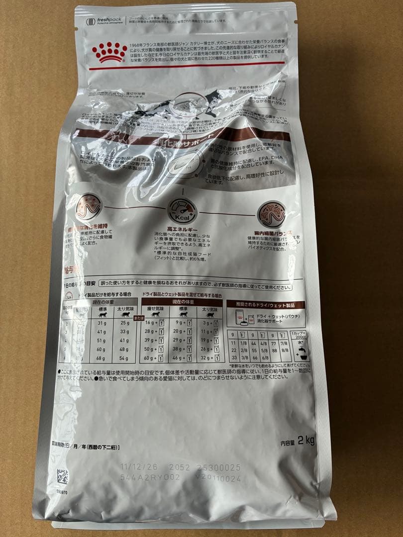 ロイヤルカナン 療法食 消化器サポート 可溶性繊維 ドライ 猫用 2kg送料無料