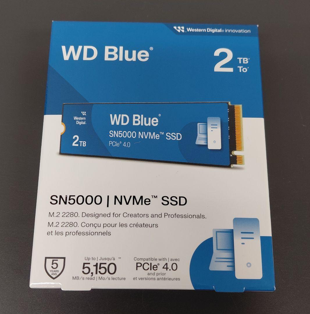 ［未開封］WD Blue SN5000 NVMe SSD 2TB