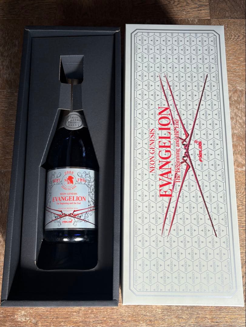未開封 EVANGELION Sparkling Wine 2009 箱付