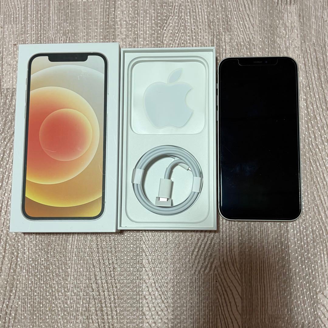 猫*様 Apple iPhone 12 ホワイト 128gb 本体 充電ケーブ