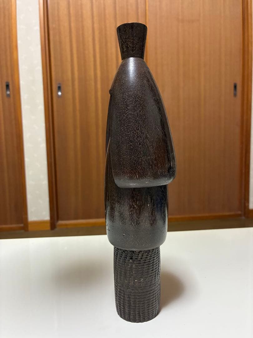 名作 創作こけし 志藤尚山「雪国の童」高さ約28cm 内閣総理大臣賞作家 希少