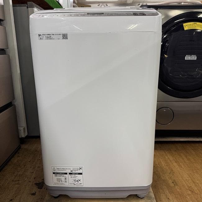 地域限定送料無料　美品【 SHARP 】シャープ 洗濯乾燥機 ES-TX5F
