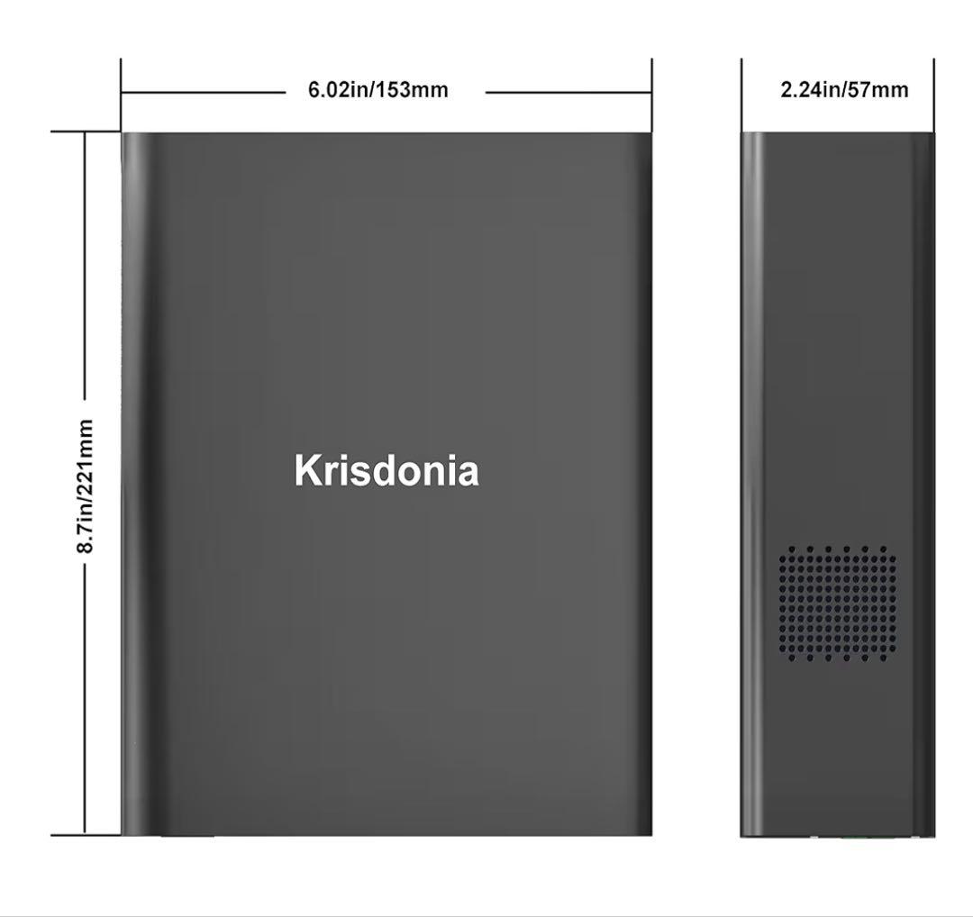 新品未使用 Krisdonia ポータブル電源 80000mAh