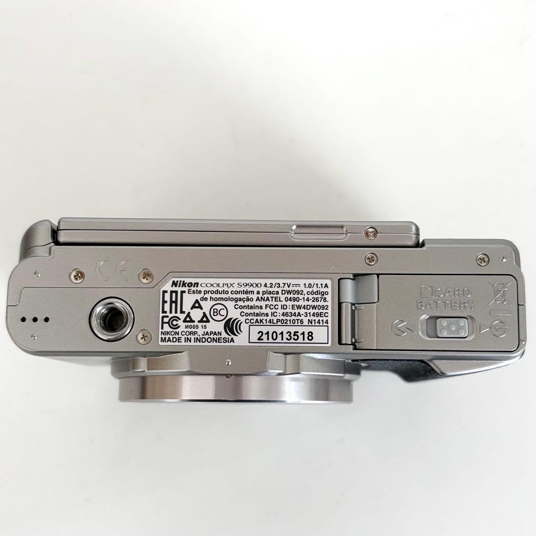 美品✨Nikon COOLPIX S9900シルバー 他カバー バッテリー等一式