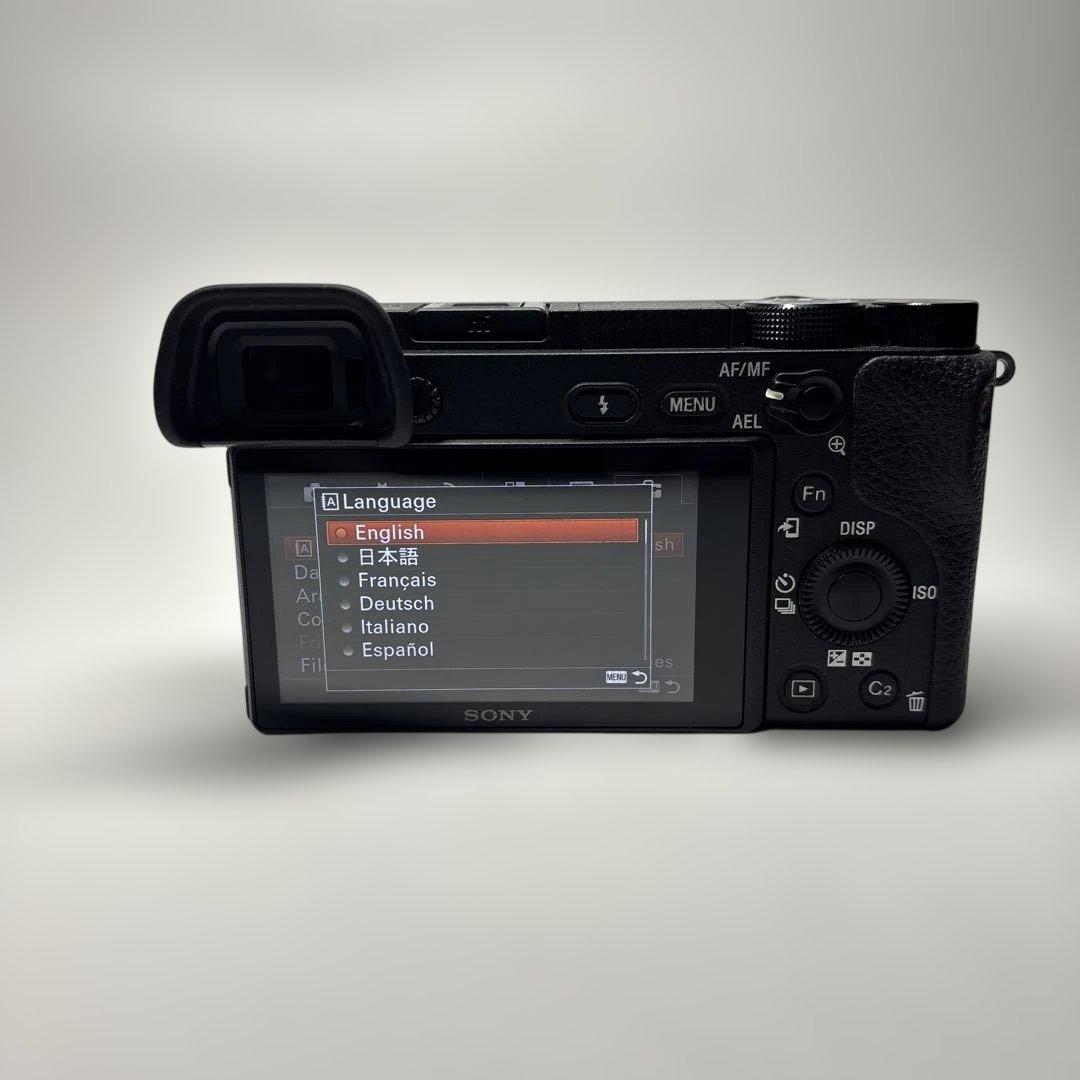 SONY α6300 4K 言語: English / 日本語　可能