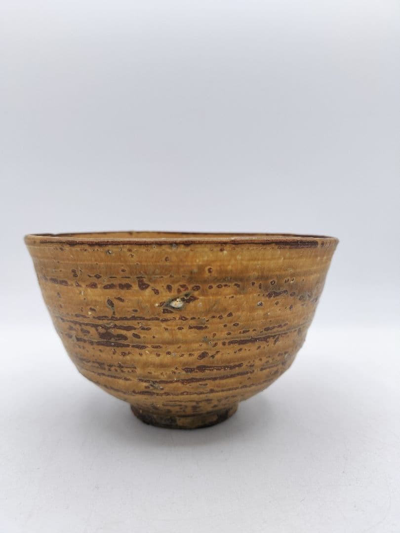 d003 茶碗 伊羅保 六代 高橋道八 木箱 茶道具 古物