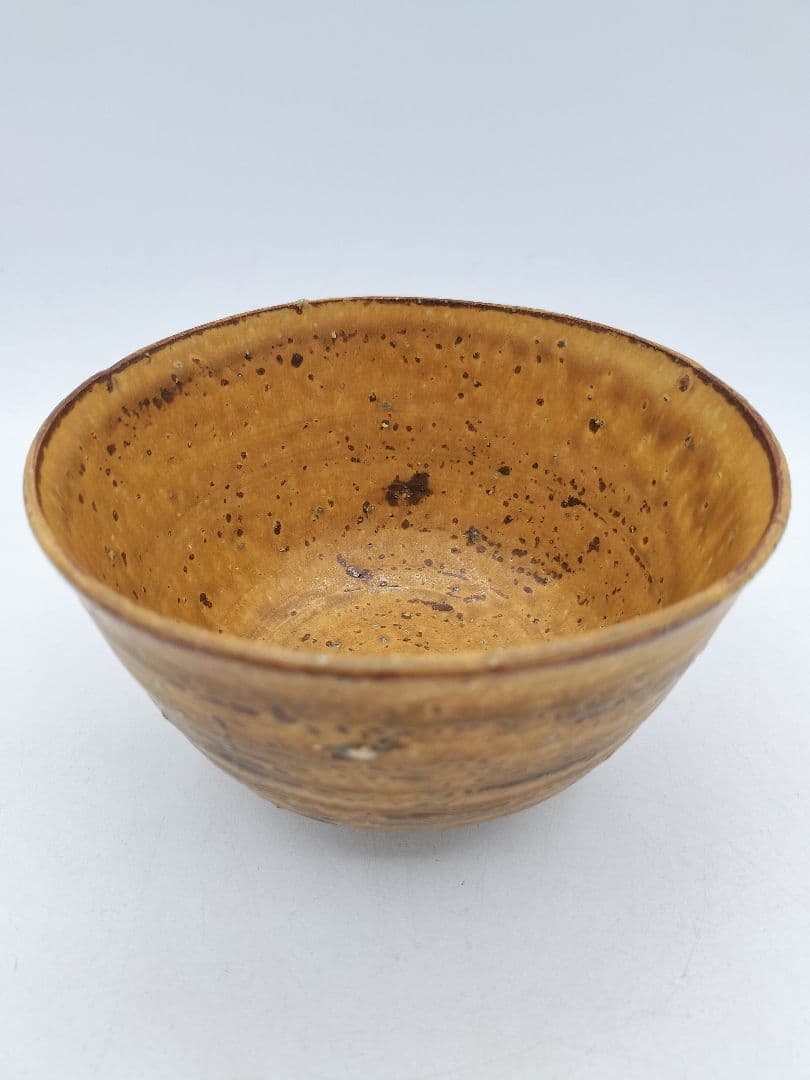 d003 茶碗 伊羅保 六代 高橋道八 木箱 茶道具 古物
