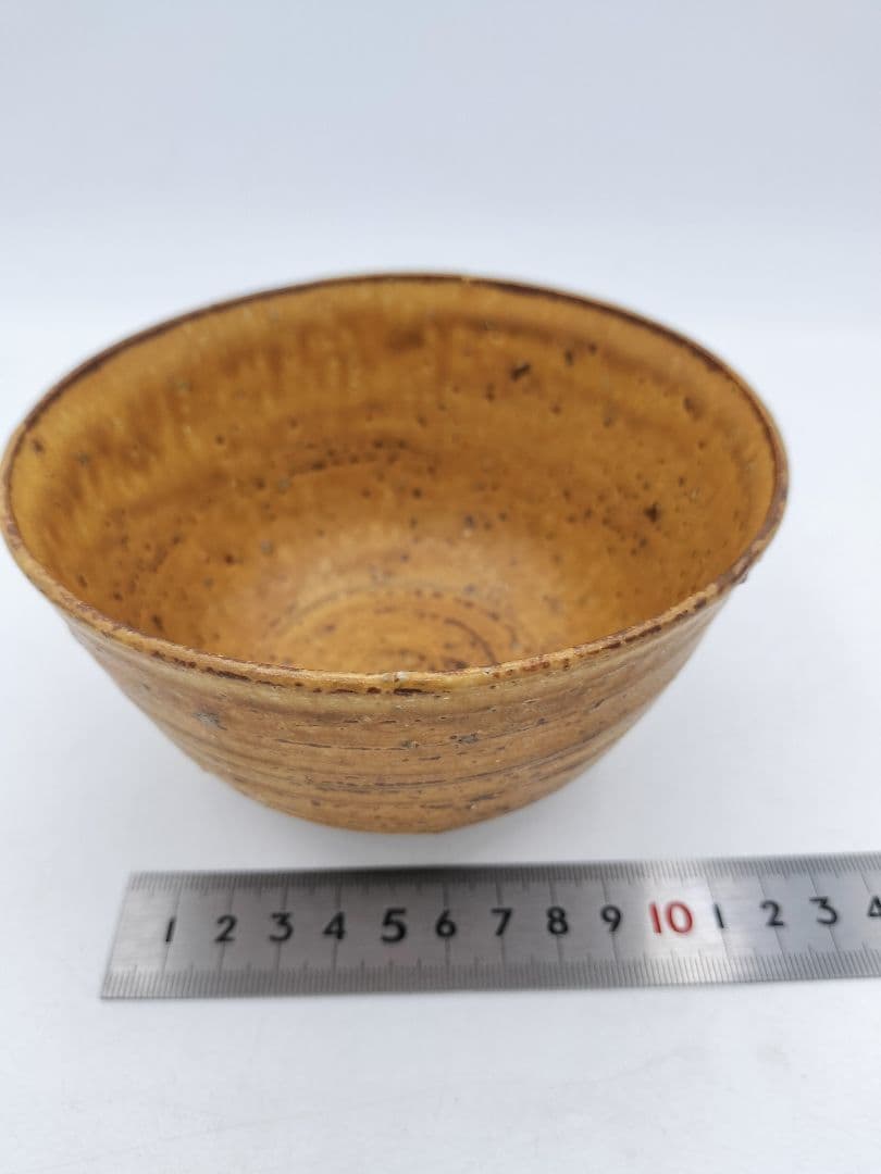 d003 茶碗 伊羅保 六代 高橋道八 木箱 茶道具 古物
