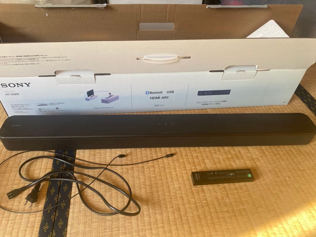 SONY サウンドバー　HT-S100F