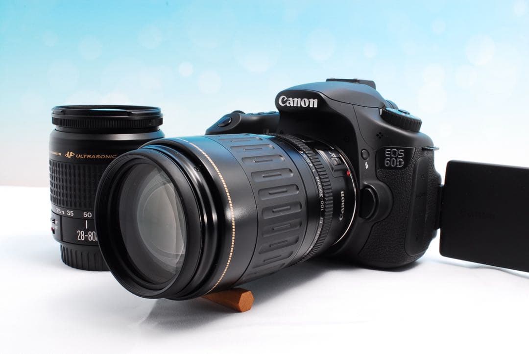Canon EOS 60D ダブルレンズセット デジタル一眼レフ入学式や運動会に