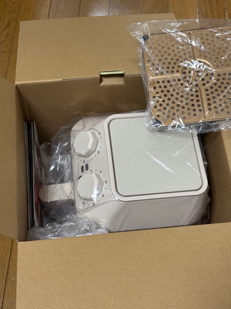 新品未使用品récolte ノンフライヤー クリーム＆ホワイト