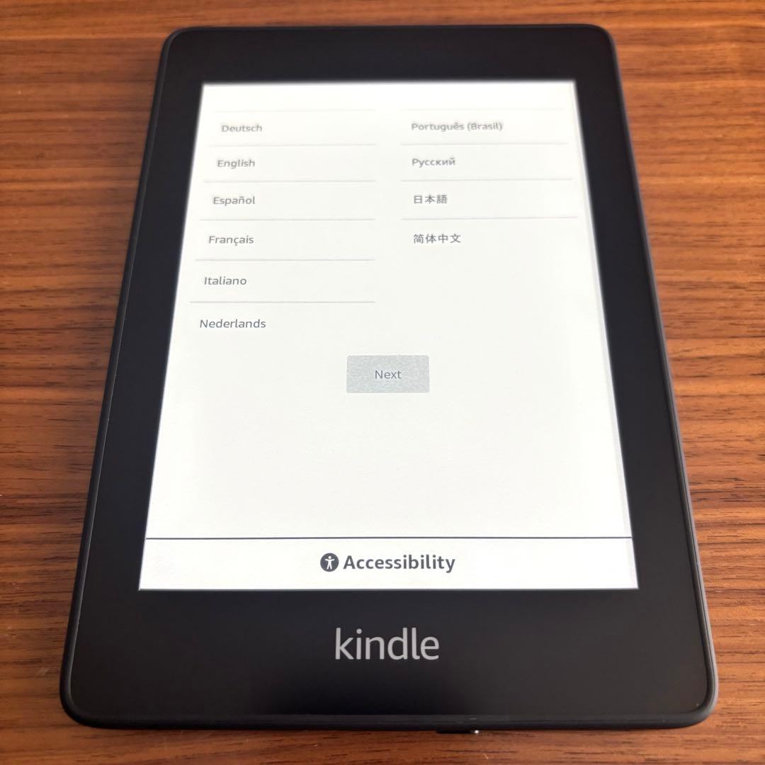 Kindle Paper White第10世代　広告付き　6.25GB