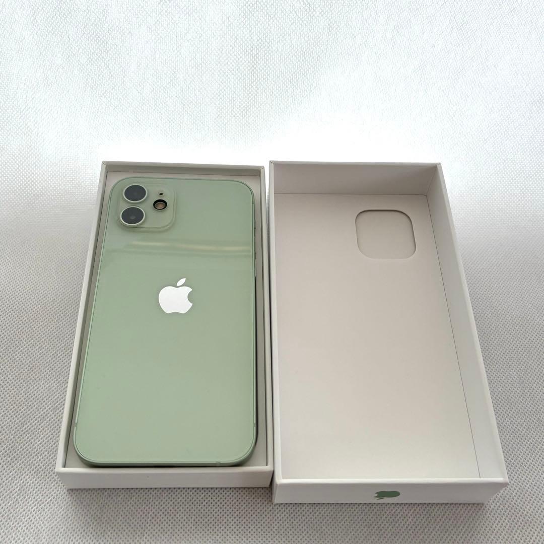 iphone12 64GB　グリーン　箱付き　バッテリー86％