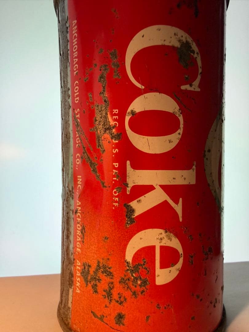 G1 秘蔵品 1959-60's コカコーラダイヤモンド缶　\"テストマーケット\"