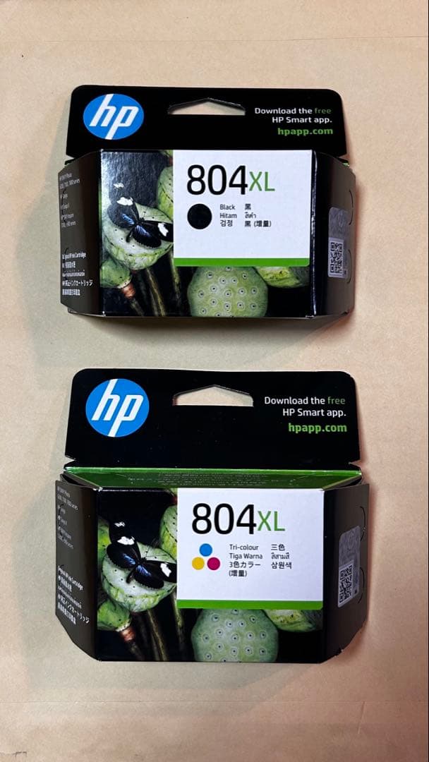 HP純正インク　804XL ブラック、カラー