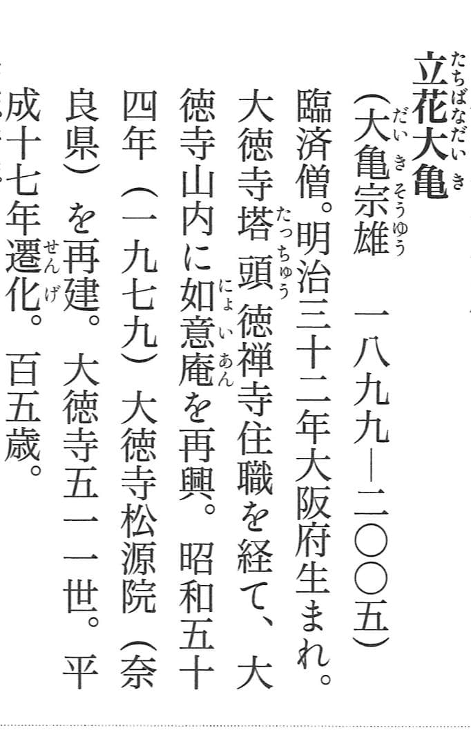 大徳寺511世管長 立花大亀造『竹茶杓』銘：楽日（共箱・共筒）