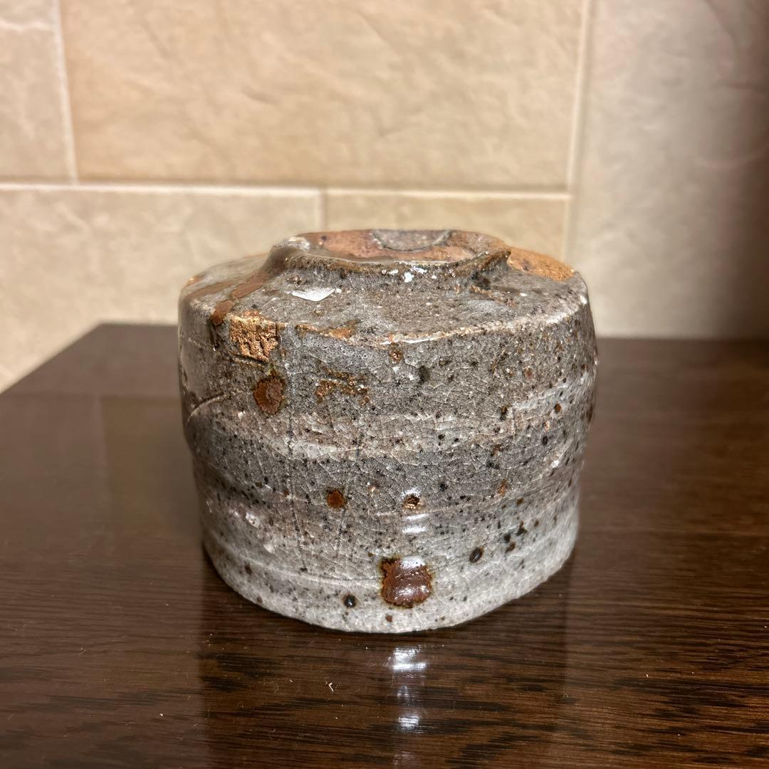 貝釉茶碗 鯉江良ニ氏作 抹茶茶碗