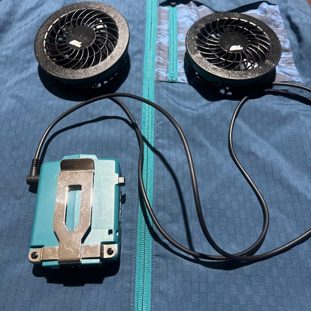 Makita 空調服 青 2ファン付き