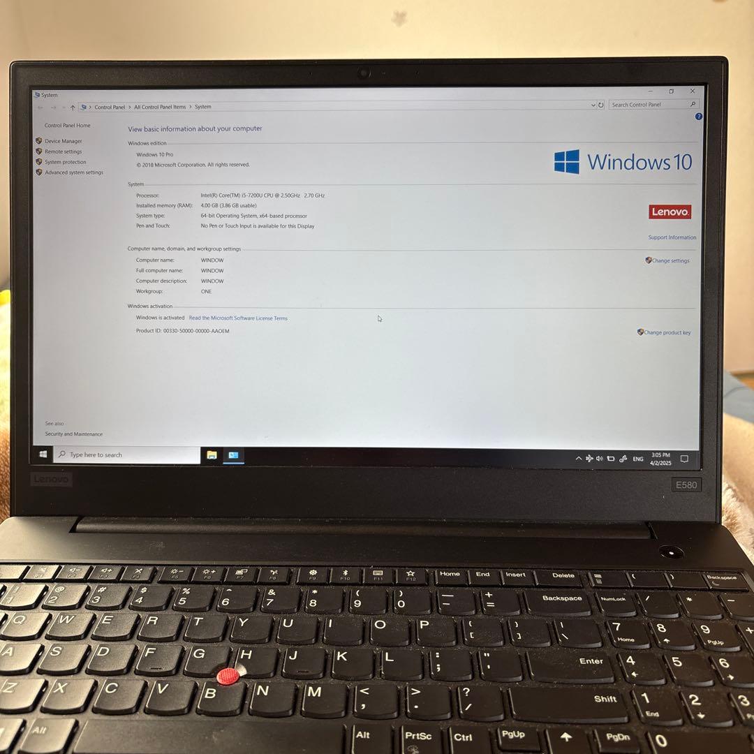 ThinkPad ノートPC ブラック　ジャンク品