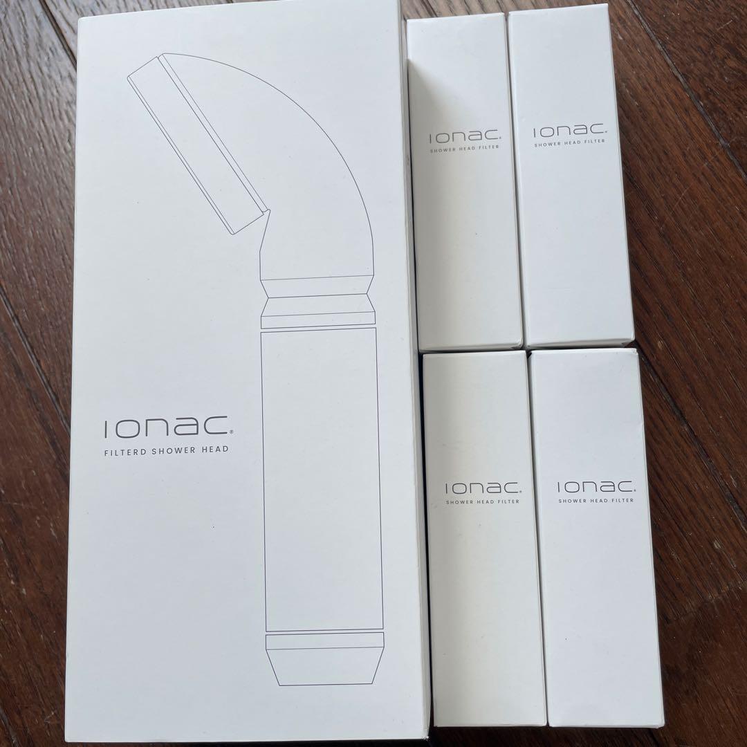 【新品】Ionac フィルターシャワーヘッド➕交換フィルター4本