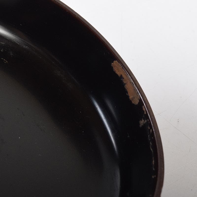 茶道具　黒漆　中棗　時代箱　C　7576