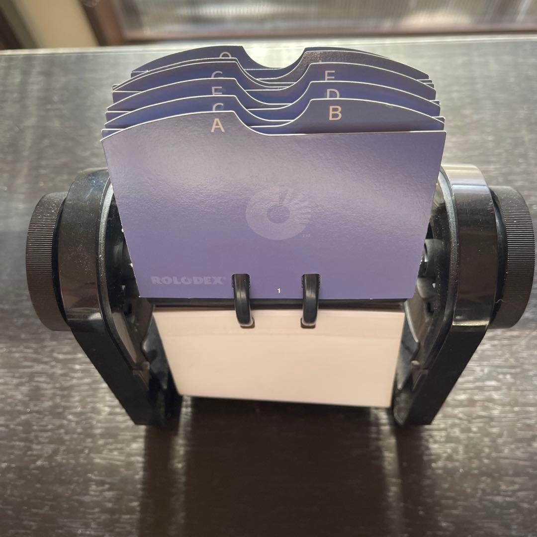 ROLODEX ローロデックス　回転式名刺フォルダ 　レトロ　ビンテージ