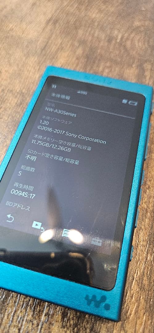 sony nw-a35 本体