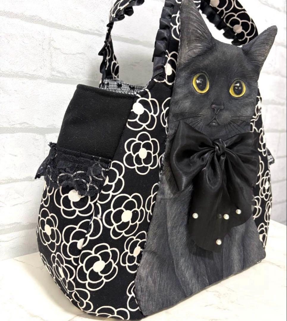 コヤンイサムチョン♡BIG黒猫ちゃん♡BIGチューリップバッグ