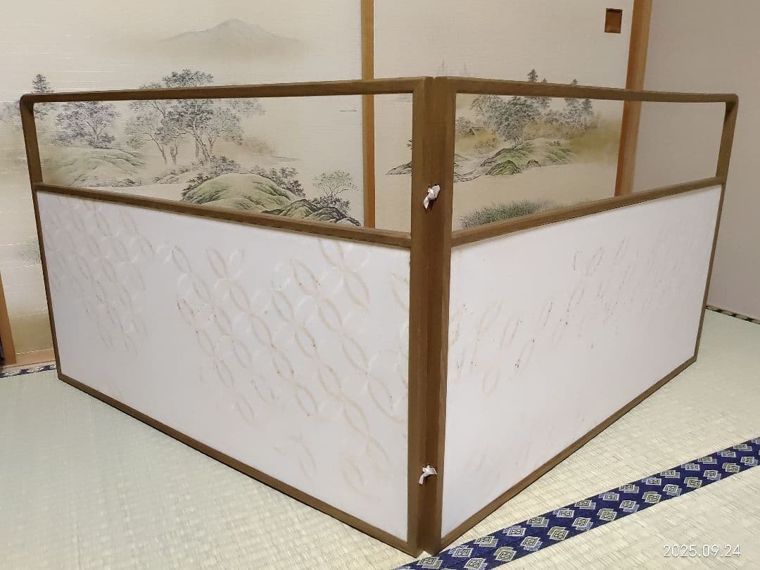 茶道具 風炉先屏風 鵬雲斎 茶道具　匿名配送　送料無料