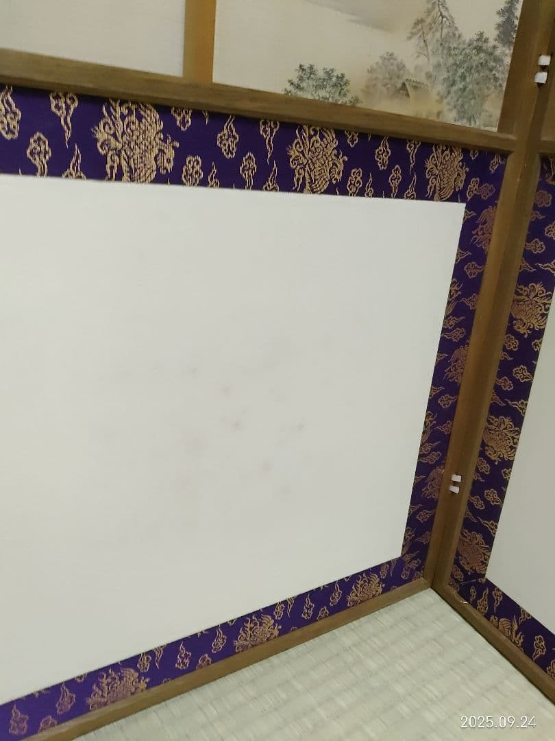 茶道具 風炉先屏風 鵬雲斎 茶道具　匿名配送　送料無料