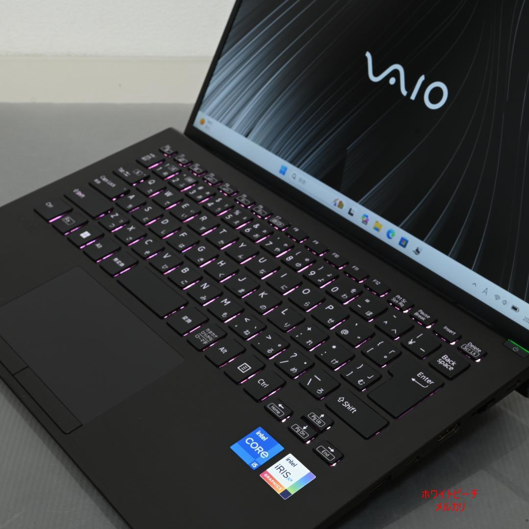 美品Vaio pro PK i5 _16G_512GB ピンクに光るキーボード