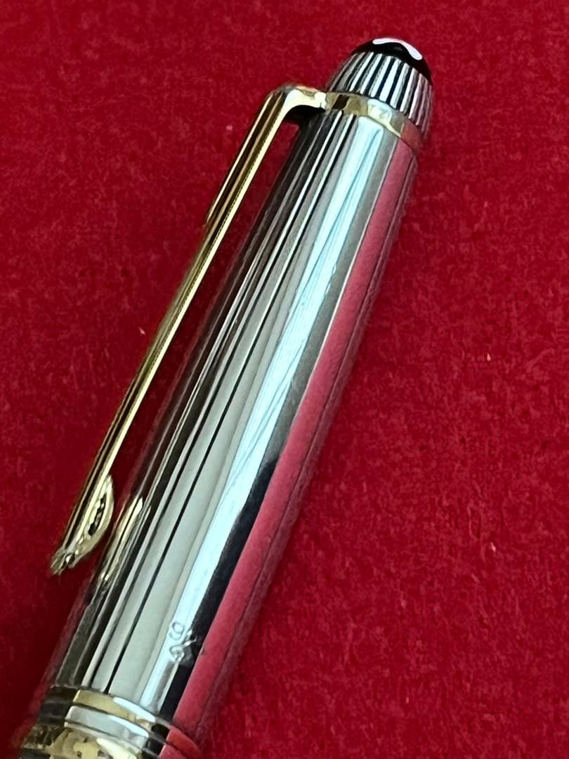 モンブランボールペン ソリテールドゥエ スターリングシルバー925ケース入‼️レア