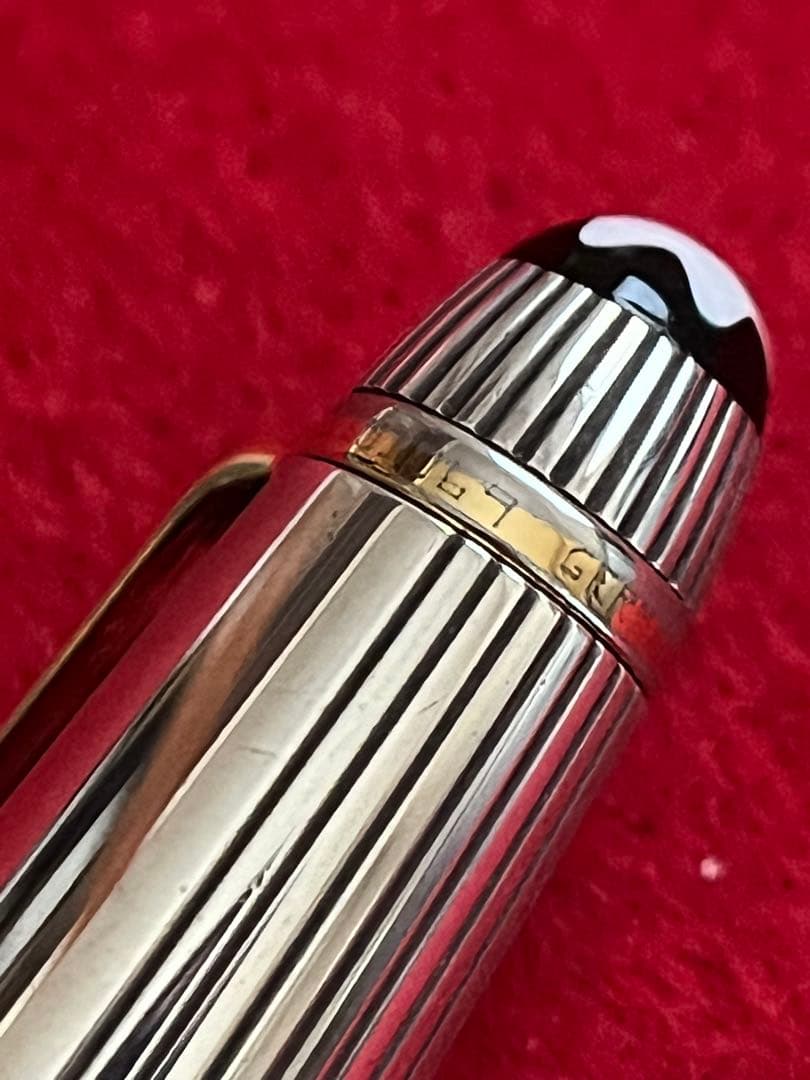 モンブランボールペン ソリテールドゥエ スターリングシルバー925ケース入‼️レア