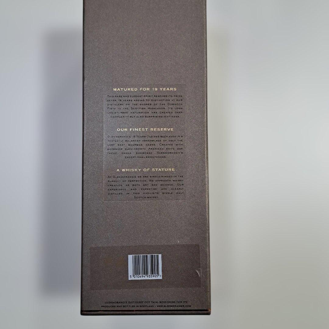 Glenmorangie 19年 グレンモーレンジィ　ウイスキー　43％
