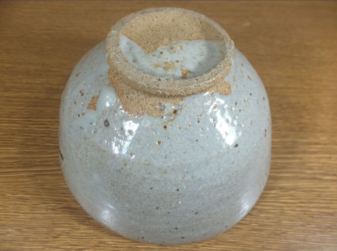 真作保証 13代 中里太郎右衛門 絵唐津茶碗 日本工匠会会長 コレクター放出品