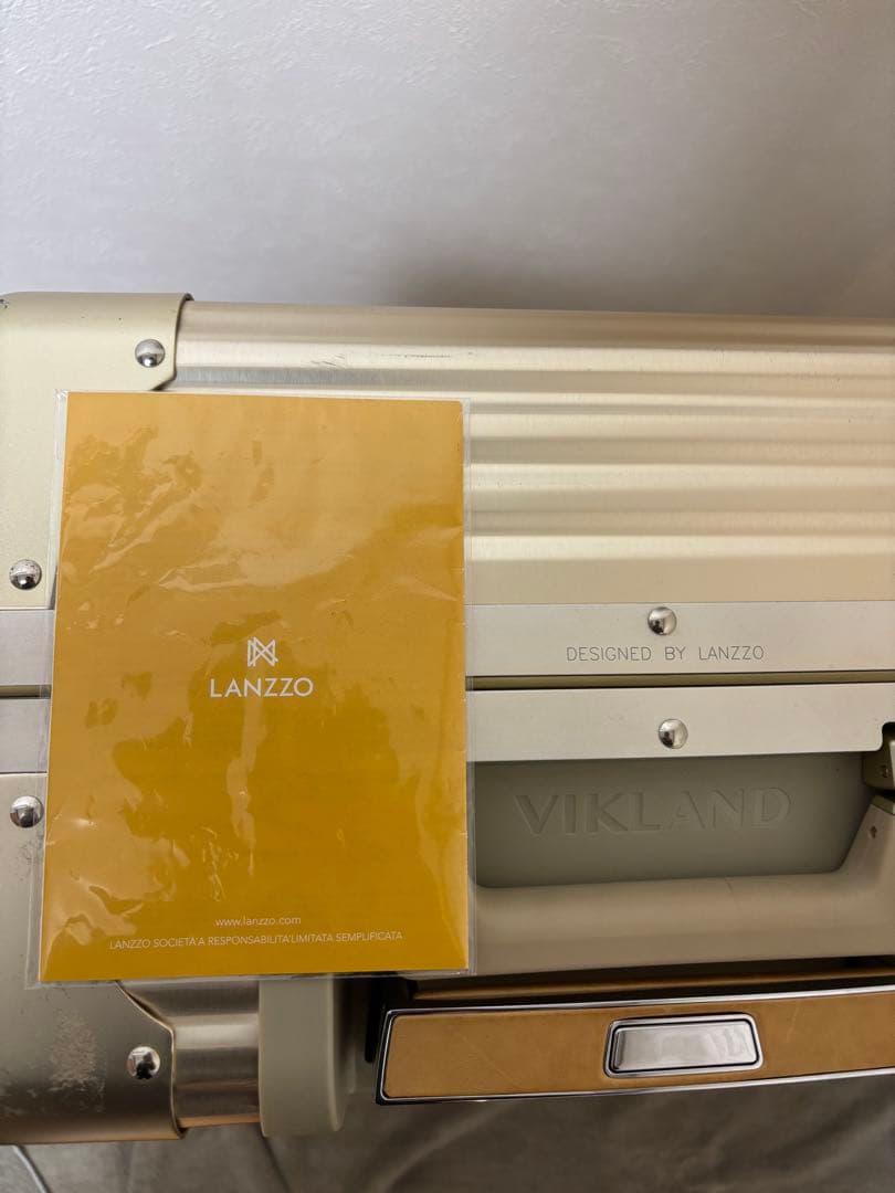 の*び様 LANZZO VIKING アルミスーツケース 47L ゴールド 24