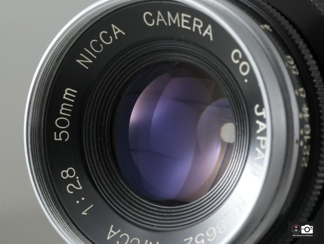 実用美品 ニッカ Nicca 50mm F/2.8 ライカＬ３９レンズ整備済