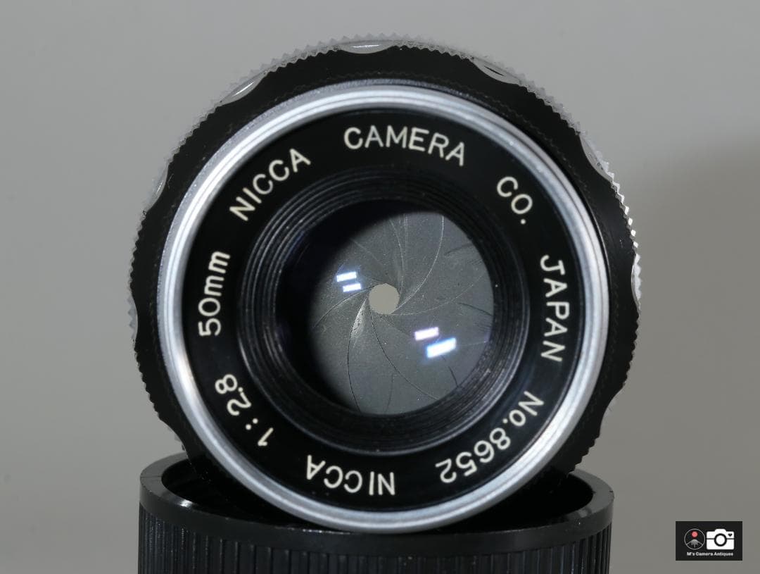 実用美品 ニッカ Nicca 50mm F/2.8 ライカＬ３９レンズ整備済