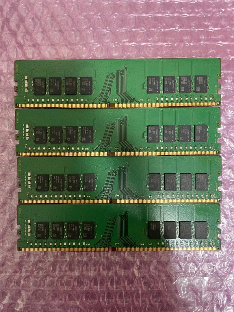メモリ 16GB×4枚=64GB DDR4-2400 SAMSUNG 動作保証