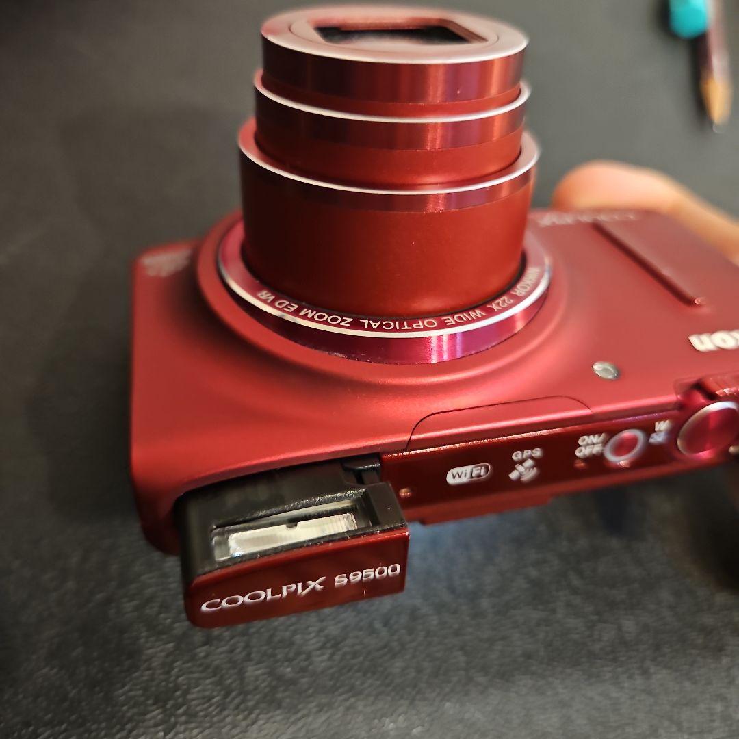 Nikon COOLPIX S9500 ヴェルヴェットレッド　動作確認済