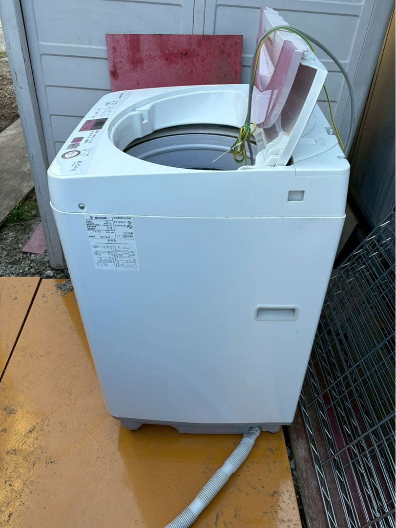 SHARP 6kg 洗濯機 ES-GE6A-P ピンク　2017年製