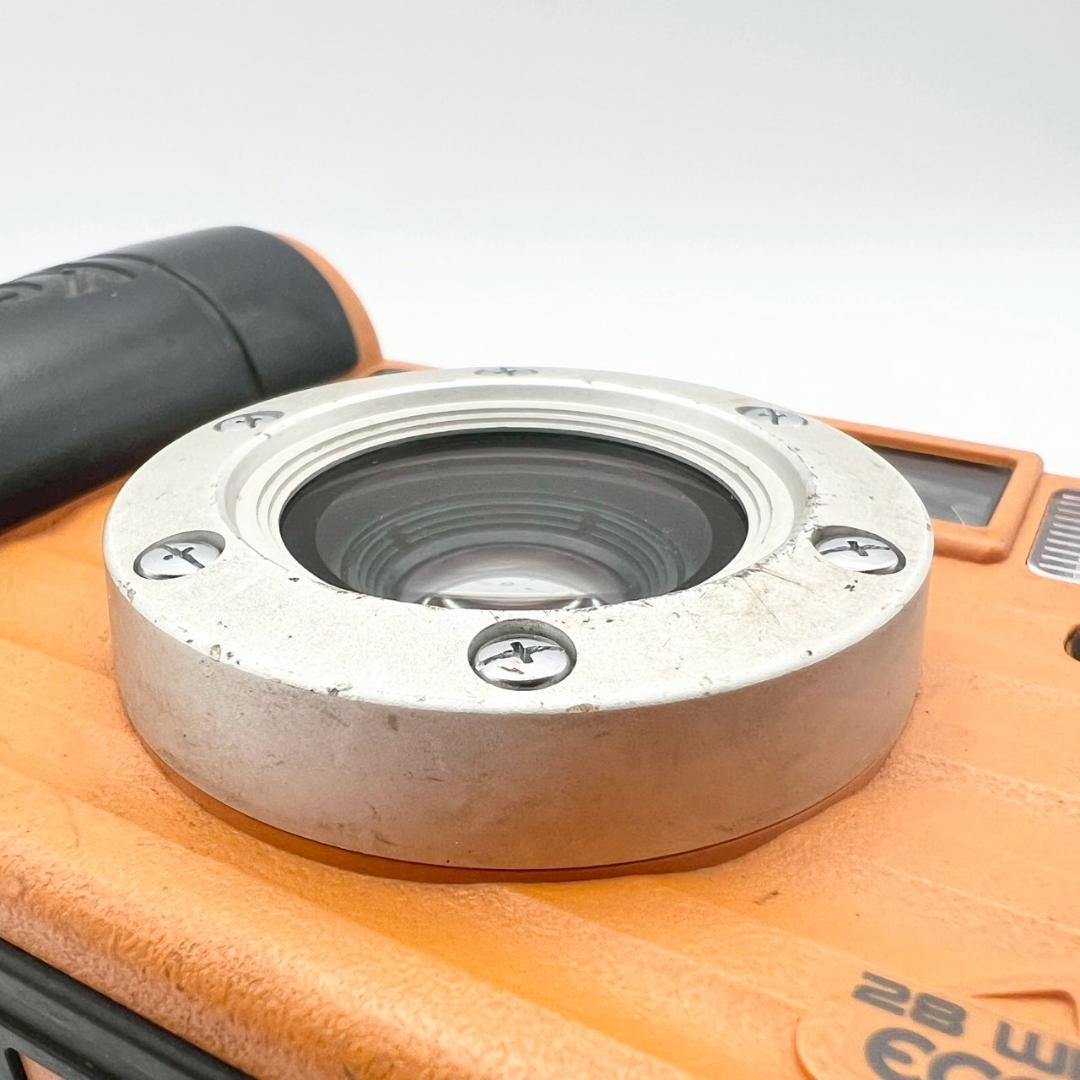 【完動品】Konica 現場監督 28 WB オレンジ フィルム 動作確認済