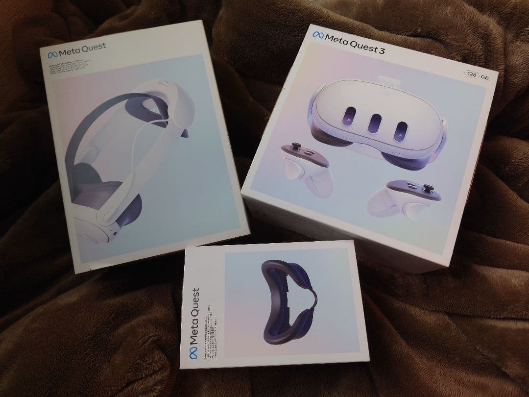  Quest 3 VRヘッドセット ＆　純正オプション