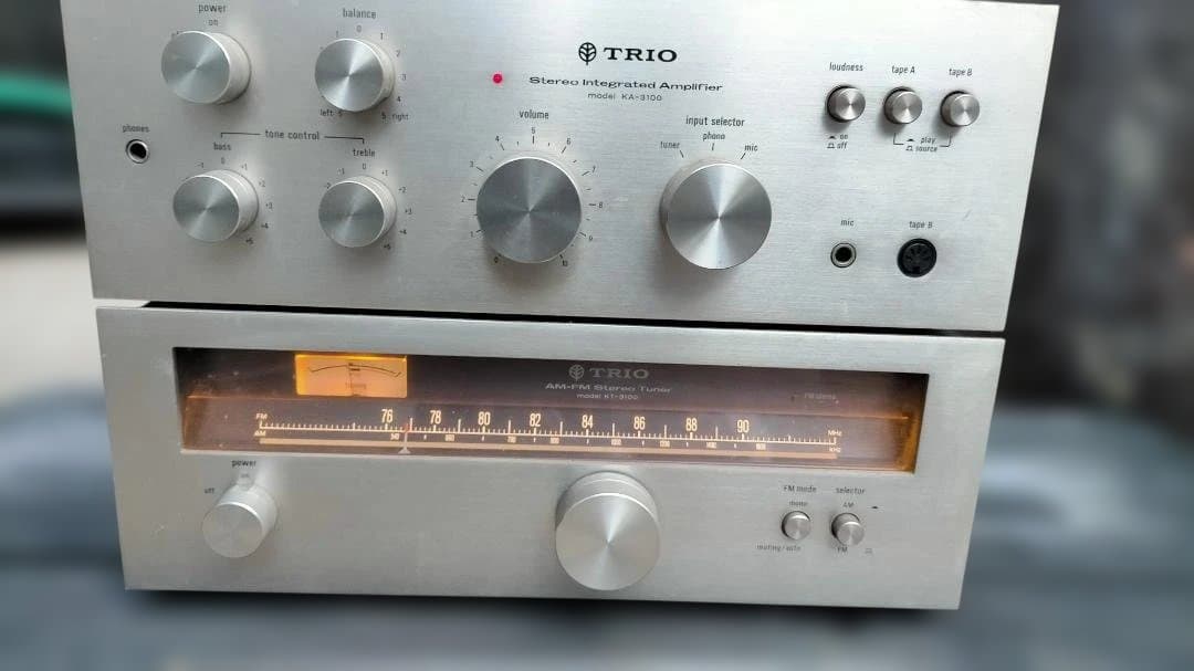 TRIO トリオ アンプ KA-3100 KT-3100 AM/FM
