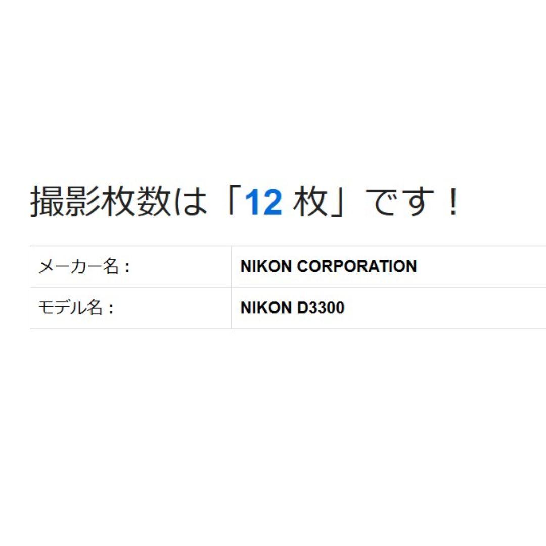 即購入1000円OFF Nikon D3300 18-55mm レンズキット