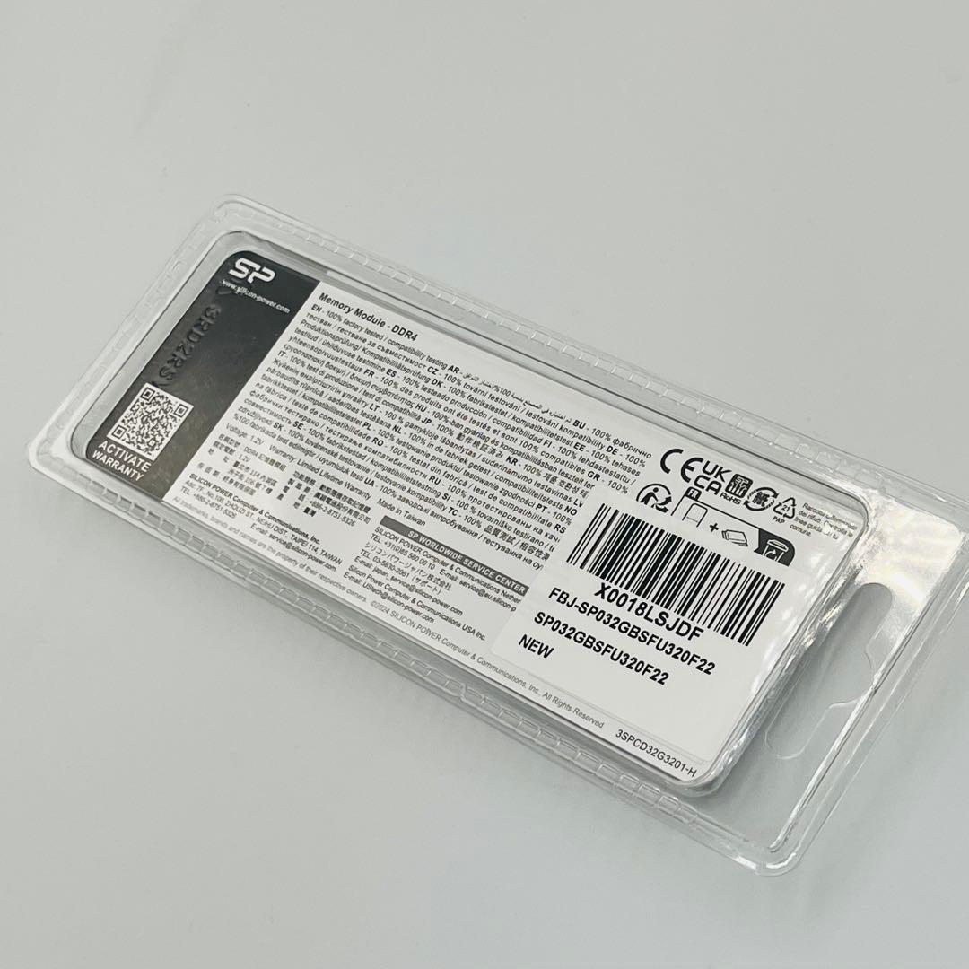 ddr4-2400 pc4-19200 32GBノート用メモリ（16GB×２枚）